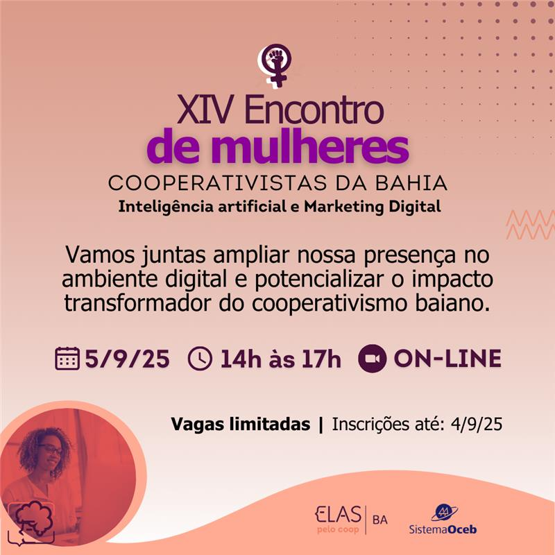 CARD XIV Encontro de Mulheres Cooperativistas da Bahia