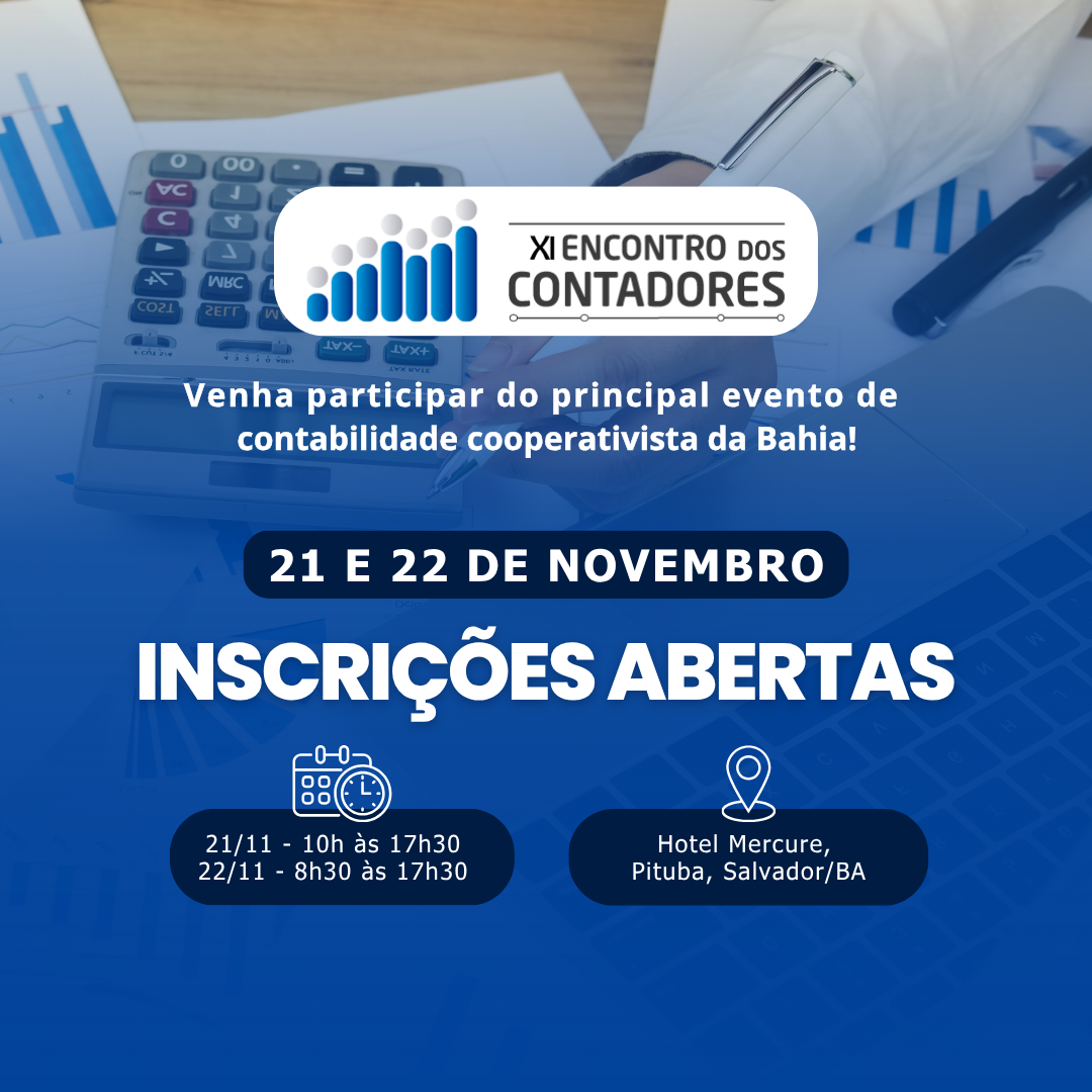 CARD - Encontro dos Contadores Cooperativistas da Bahia (INSCRIÇÕES ABERTAS)